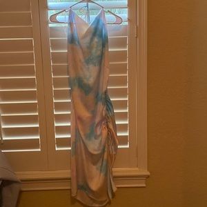 Silky midi dress